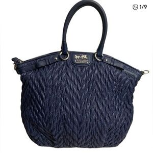 Coach Rare 70th anniversary Madison satchel quilted bag